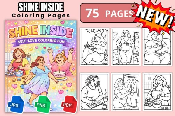 Download Shine Inside Self Love Coloring Book - Coloring book Collection
