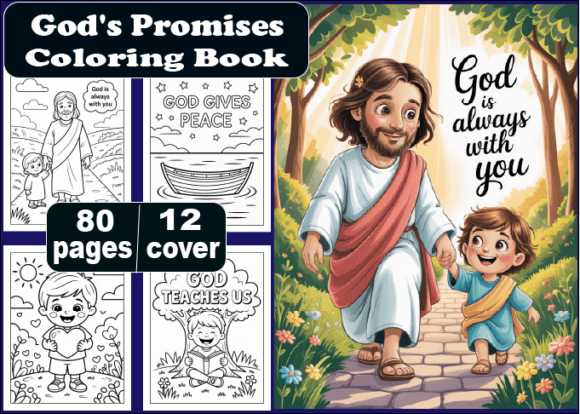 Download 80 God's Promises for Kids Coloring Book - Coloring book Collection