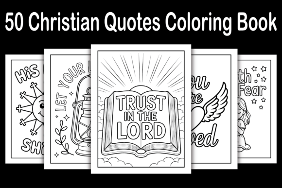 Download 50 Christian Quotes Coloring Book - Coloring book Collection