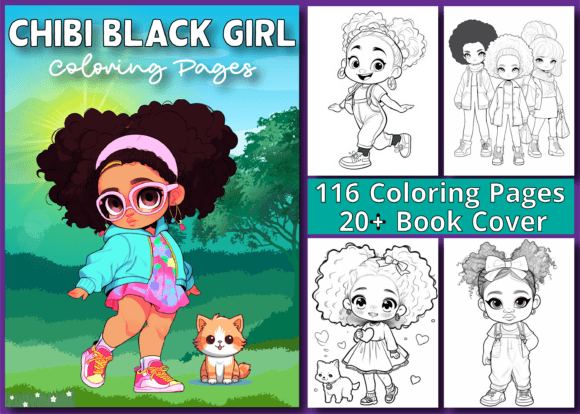 Download Chibi Black Girls Coloring Book Pages - Coloring book Collection