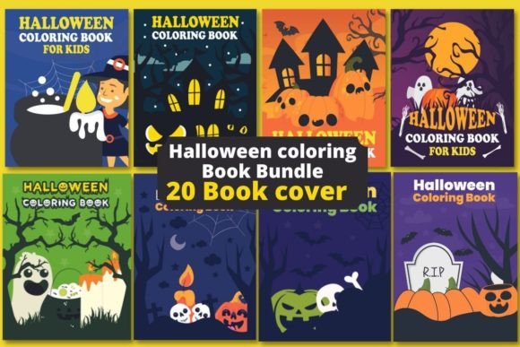 Download Halloween Coloring Book Bundle - Coloring book Collection