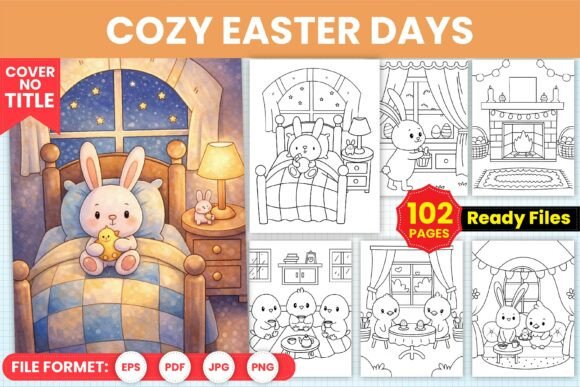 Download Cozy Easter Days Coloring Pages - Cozy Collection