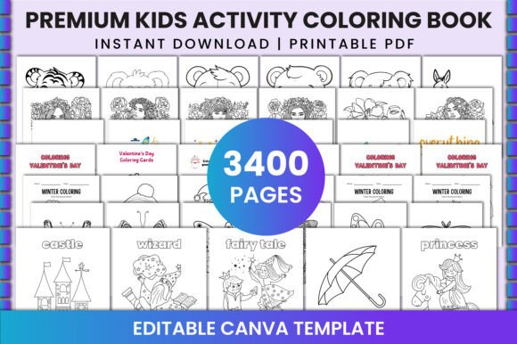 Download Premium Kids Activity Coloring Book - Coloring book Collection