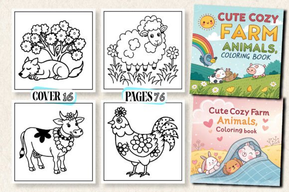 Download Cute Cozy Farm Animals - Cozy Collection
