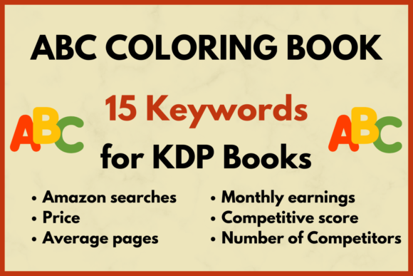 Download ABC Coloring Book KDP Keyword Research - Coloring book Collection