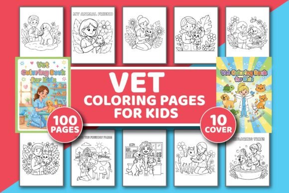 Download Vet Coloring Book for Kids Ages 3-7 - Coloring book Collection