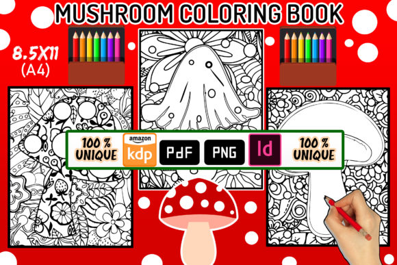 Download Mushroom Coloring Book - Coloring book Collection