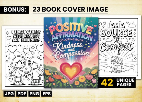 Download Positive Affirmation Adult Coloring Book - Coloring book Collection