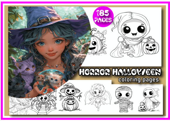 Download Horror Halloween Coloring Book for Kids - Coloring book Collection
