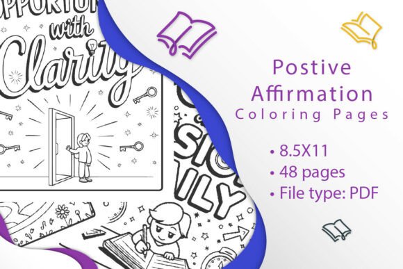 Download Postive Affirmation Coloring Book - Coloring book Collection