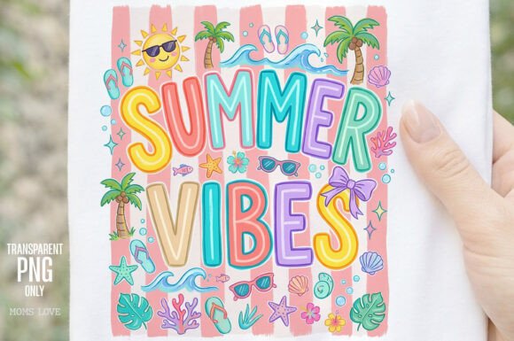 Download Summer Vibes Retro Beach PNG - Beach Collection