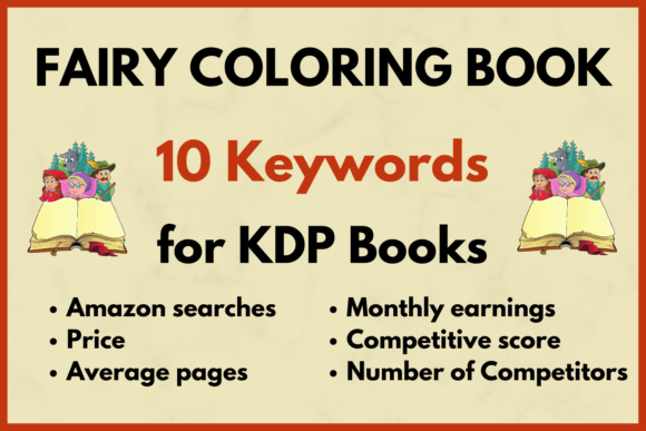 Download Fairy Coloring Book KDP Keyword Research - Coloring book Collection