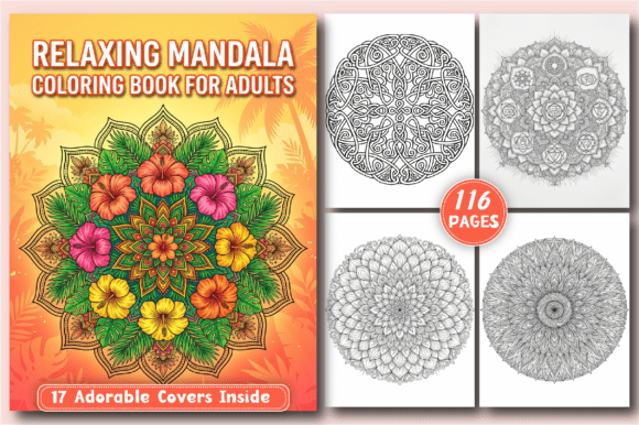 Download Relaxing Mandala Coloring Book for Adult - Coloring book Collection