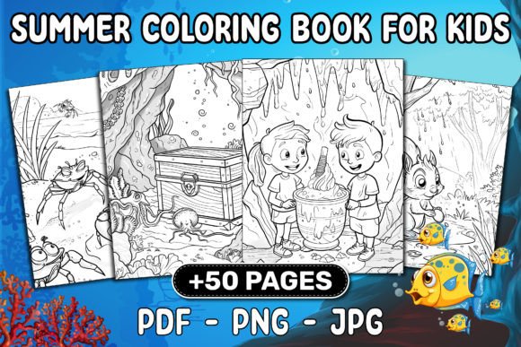 Download SUMMER COLORING BOOK for KIDS - Coloring book Collection