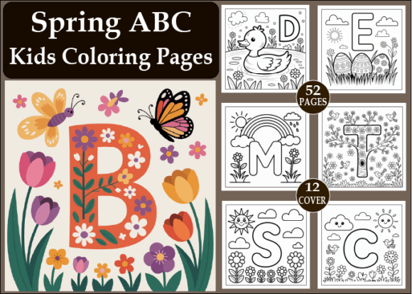 Download Spring ABC Coloring Book for Kids - Coloring book Collection
