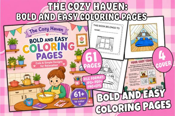 Download The Cozy Haven Coloring Pages - Cozy Collection