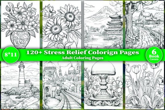 Download Stress Relief Coloring Book Pages - KDP - Coloring book Collection