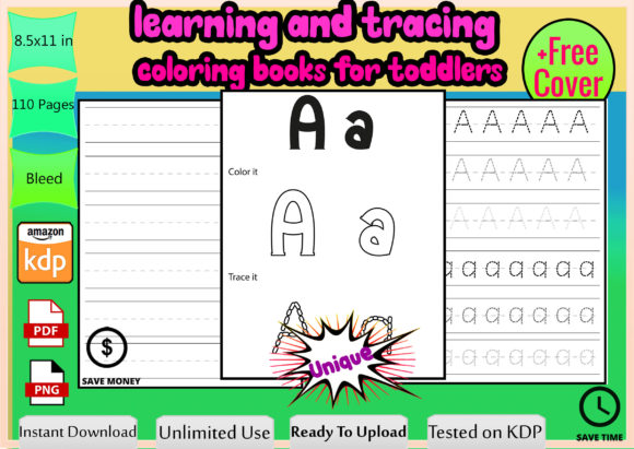 Download Learning &amp; Tracing Coloring Books KDP - Coloring book Collection