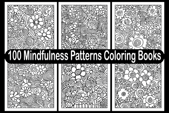 Download 100 Mindfulness Patterns Coloring Books - Coloring book Collection