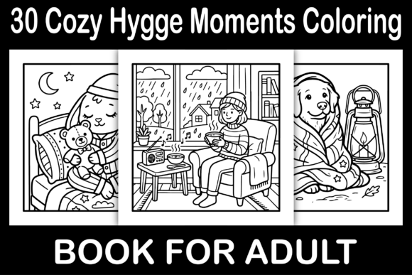 Download Cozy Hygge Moments Coloring Book - Cozy Collection