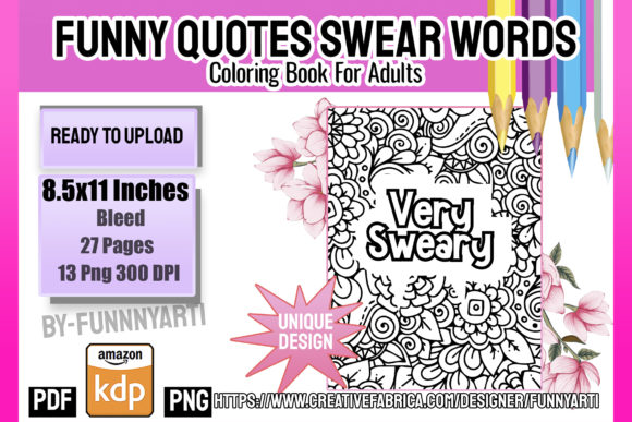 Download Funny Quotes Swear Words Coloring Book - Coloring book Collection