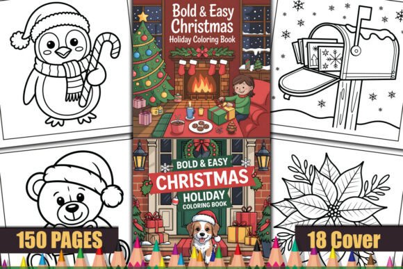 Download Christmas Holiday Coloring Book - Coloring book Collection