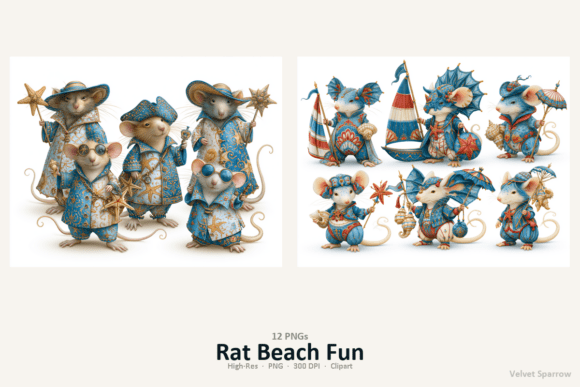 Download Rat Beach Fun - Beach Collection