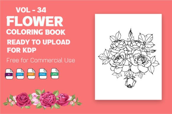 Download Flower Coloring Book Page for Adults - Coloring book Collection