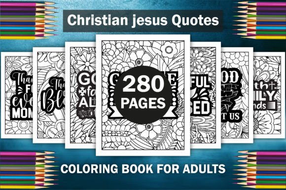 Download Christian Quotes Coloring Book Bundle - Coloring book Collection