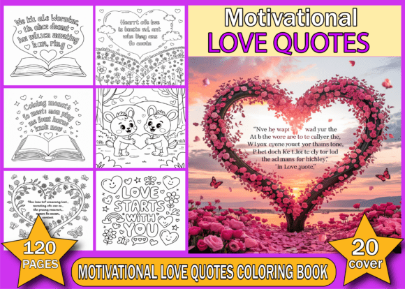 Download Motivational Love Quotes Coloring Book - Coloring book Collection