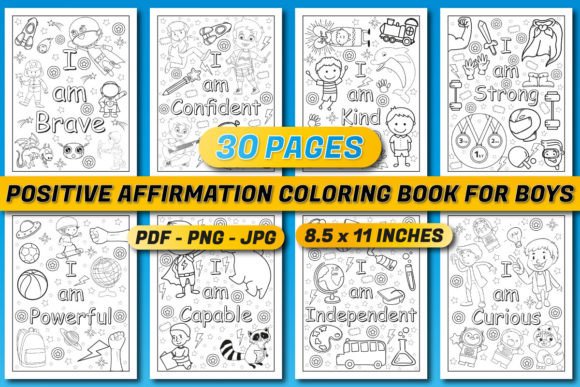 Download POSITIVE AFFIRMATIONS COLORING BOOK KIDS - Coloring book Collection