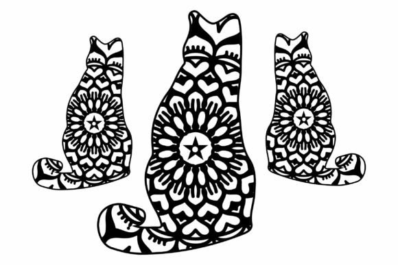 Download Animal Mandala, Coloring Books Cats - Coloring book Collection