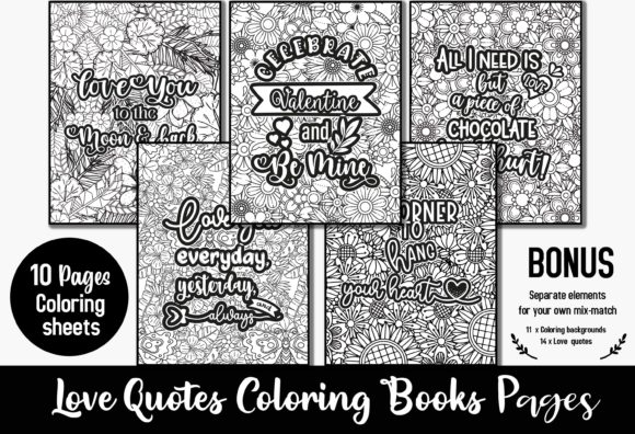 Download Romantic Love Quotes Coloring Book Pages - Coloring book Collection