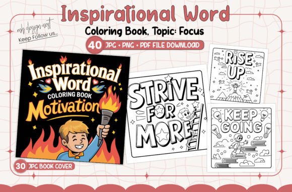 Download Inspirational Word Coloring Book - Coloring book Collection