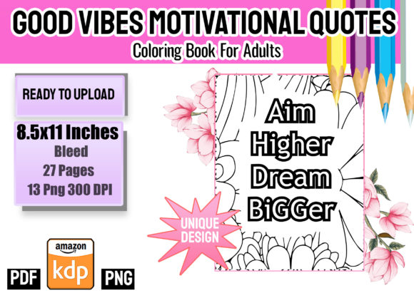 Download Good Vibes Motivational Coloring Book - Coloring book Collection