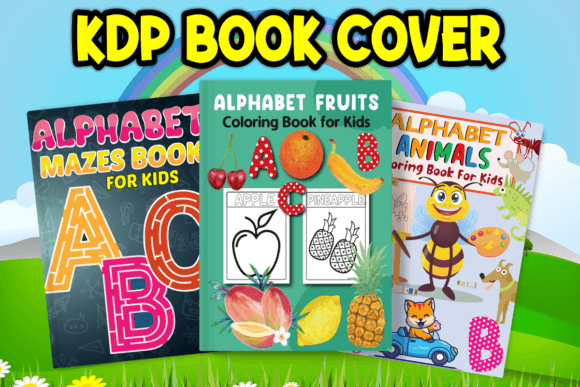 Download KDP Alphabet Coloring Book Cover Design - Coloring book Collection