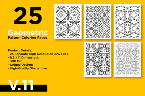 Download KDP Coloring Book - Geometric Pattern - Coloring book Collection