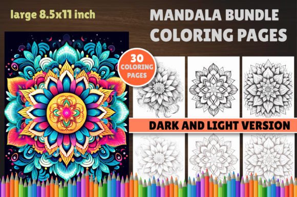 Download Mandala Bundle Coloring Book - Coloring book Collection