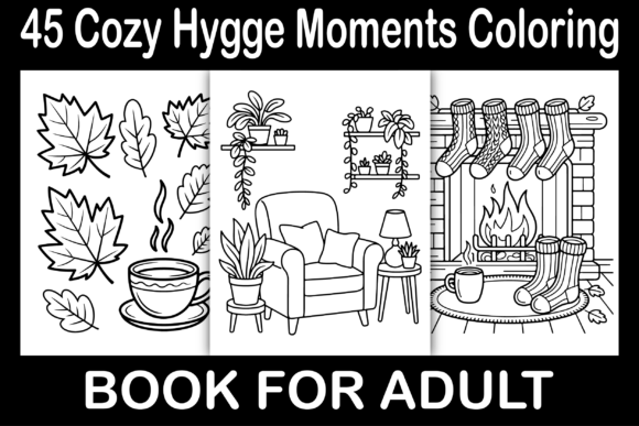 Download Cozy Hygge Moments Coloring Book - Cozy Collection