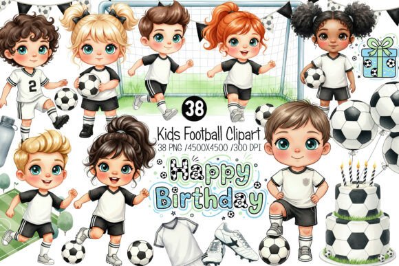 Download Kids Soccer Clipart, Football Clipart - Premium Resources