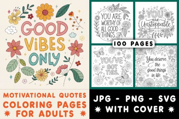 Download Motivational Quotes Coloring Book Pages - Coloring book Collection